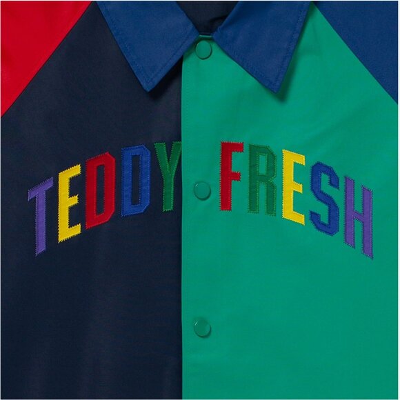 BNWT Teddy Fresh Primary Colorblock Coach's Jacket, Size S - Picture 5 of 9